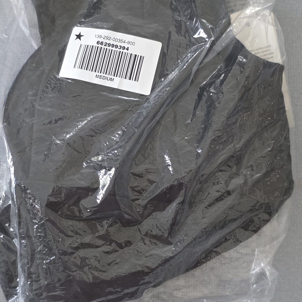 NWT A&F Abercrombie & Fitch Zoe Bra-free Top - black, M - Picture 5 of 5